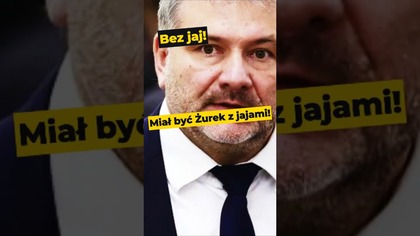 Bez jaj! Miał być Żurek z jajami! #Żurek #polityka #rozliczyćPiS #Nawrocki #Batyr