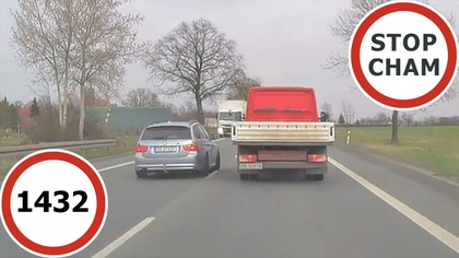 Stop Cham #1432 - Niebezpieczne i chamskie sytuacje na drogach
