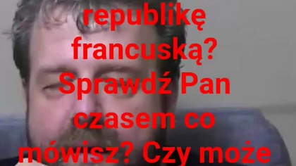 panie Krzysztofie Woźniak a pan słucha tego co nagrywa?