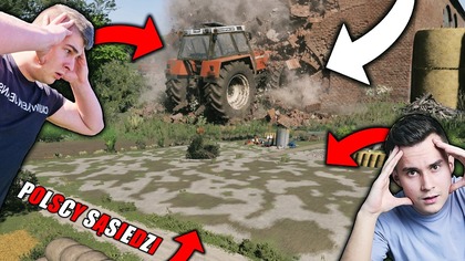 REAKCJA SĄSIADA NA ZNISZCZONE GOSPODARSTWO KOLIZ ZNISZCZYŁ MI BUDYNEKPOLSCY SĄSIEDZI S2400