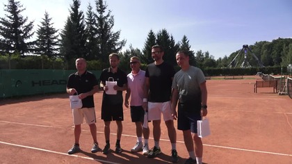 Rozdanie nagrod z 15. turnieju tenisa ziemnego o puchar burmistrza Kamiennej Góry, 10.08.25 r.