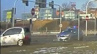 Kolizja z radiowozem