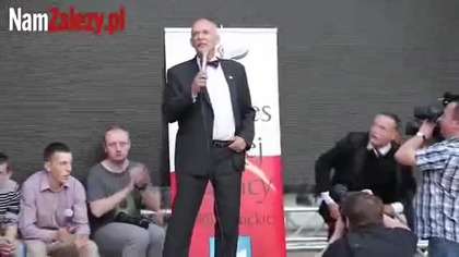 Janusz Korwin-Mikke (KNP) - Rzesz&oacute;w (20 05.2014)