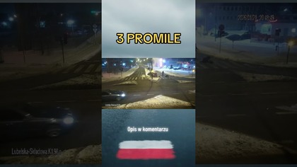 3 promile, huk i ucieczka po kolizji Policja była tuż obok!#alkohol #narkotyki #kolizja #policja