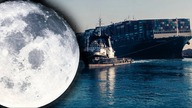 Superksiężyc pomógł odblokować kanał Sueski