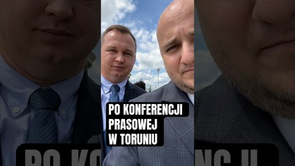 Z POSŁEM @mariuszkauzny1170 PO KONFERENCJI PRASOWEJ W TORUNIU @RadioMaryjaOfficial