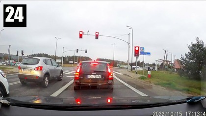 Wyprzedzanie, zajeżdżanie - kłótnia na drodze, DK6 - Mosty