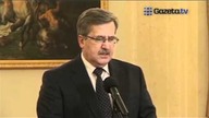 Komorowski: Ubolewam, że są politycy, którzy sami siebie eliminują z możliwości rozmowy