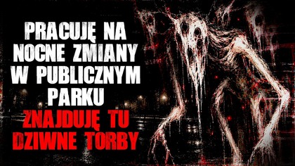 Pracuję na nocne zmiany w publicznym parku...  Znajduję tu dziwne torby.