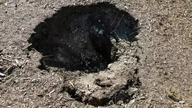 Zapadliska w Olkuszu na starej piaskowni