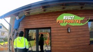 Zaczynamy konstrukcję pod podbitkę dachową PVC