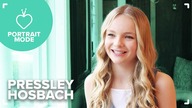 PRESSLEY HOSBACH | Dancing with Justin Bieber was the best day ever | Portrait Mode