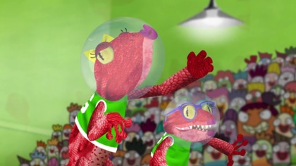 Akwalans odcinki 34 i 35 Biegnij, Oskar, biegnij - Maskotastrofa