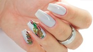 Gray autumn nails / Cuccio Polska