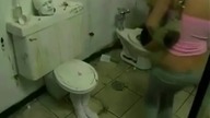 PRZEBRAŁ SIĘ ZA KIBELEK W DAMSKIEJ TOALECIE