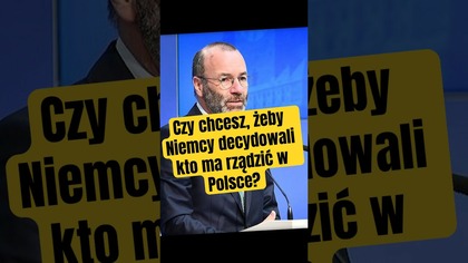 Czy chcesz, żeby Niemcy decydowali kto ma rządzić w Polsce? #shorts #niemcy
