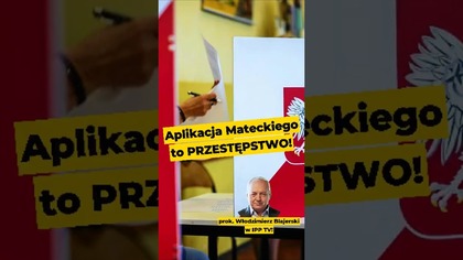Prok.  Blajerski: Wykorzystanie aplikacji Mateckiego było przestępstwem! #Wybory2025 #Matecki