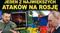 NALOT UKRAINY NA LOTNISKO W ROSJI - potężna skala zniszczeń (WOJNA ROSJA UKRAINA)