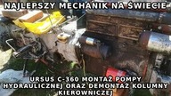 Ursus C 360 Pompa i kolumna kierownicza