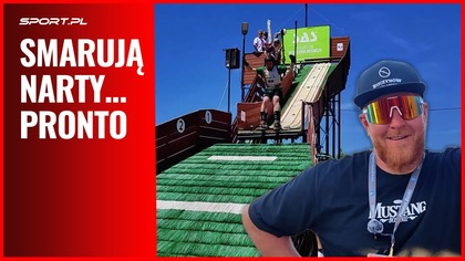 Zbudował skocznię w ogrodzie, teraz organizuje tam konkursy.  Jak wyglądają skoki amatorów?