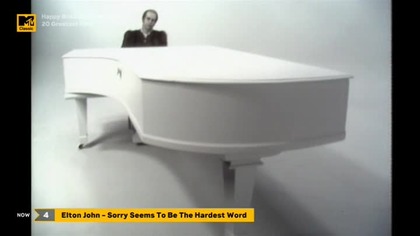 Elton John - Sorry Seems To Be The Hardest Word (MTV Classic UK)