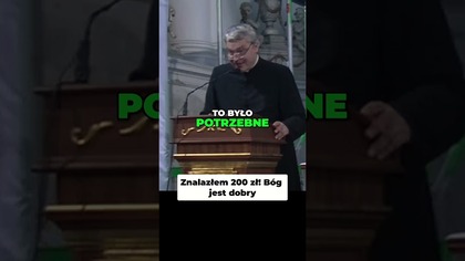 Znalazłem 200 zł! Bóg jest dobry! #pawlukiewicz