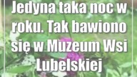 Jedyna taka noc w roku.  Tak bawiono się w Muzeum Wsi Lubelskiej