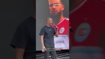 Trener Chicago Fire wyszedł na scenę i zaczął mówić o Lewandowskim