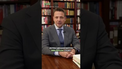 Trzaskowski pochwalił się księgozbiorem #shorts