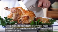 Myjesz kurczaka przed smażeniem? To nie najlepszy pomysł...  Zobacz dlaczego