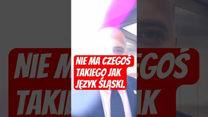 Nie ma czegoś takiego jak język śląski! Jest gwara.  #DariuszMatecki #Sejm