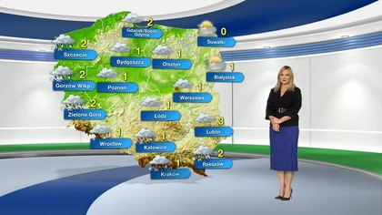 Prognoza pogody na TVN Meteo (22. 01. 2023)