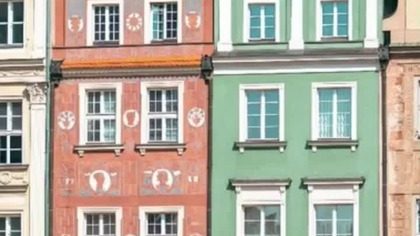 Magia na poznańskim rynku  trykające się koziołki
