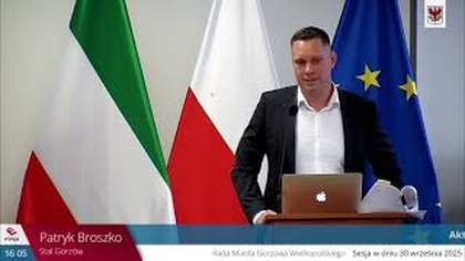 Jak wyglądają finanse Stali Gorzów? P.  Broszko na sesji Rady Miasta - 30. 09. 2025r.