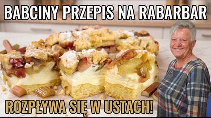 To kruche ciasto z rabarbarem zawsze się udaje! Ten sprawdzony przepis jest tani i szybki
