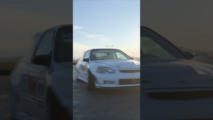 Whipping Around a 550hp RWD Civic