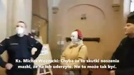 komu służycie | Awantura w sądzie.  Ministrant wyniesiony z sali rozpraw za brak maseczki.