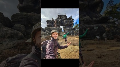 Sieeeeeemanko .  Dzisiaj cały dzień spędziliśmy w Górach Łużyckich i musimy powiedzieć, że wywaliły