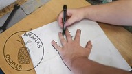 Third hand made from robot arm!