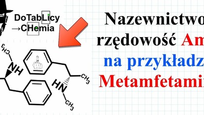 Nazewnictwo i rzędowość Amin na przykładzie METAMFETAMINY speed