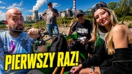 Marcelina pierwszy raz na łódce...  i od razu nas rozbawiła 