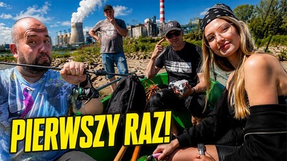 Marcelina pierwszy raz na łódce...  i od razu nas rozbawiła 
