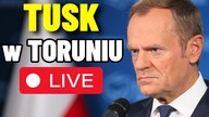 NA ŻYWO: Donald Tusk w Toruniu