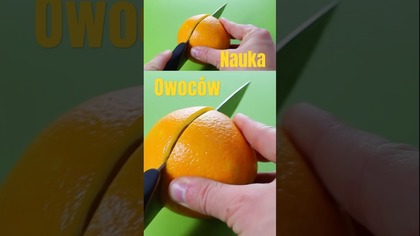 Nauka owoców - pomarańcza