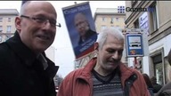 Czesław Bielecki walczy o głosy. Nigdy architekta! vs Tylko na Bieleckiego!