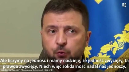 Analiza przem&oacute;wienia Wołodymyra Zełenskiego na szczycie Tr&oacute;jmorza.  Minuta po minucie