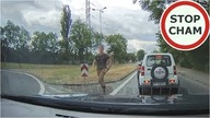 Kierowca Opla blokuje drogę i atakuje nagrywającego  #273 Wasze Filmy