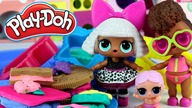 Play Doh  Kolorowe ciasteczka  LOL Surprise  kreatywne zabawki