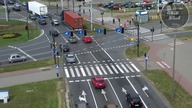 Drogówka za pomocą drona pomyślnie skontrolowała rondo toruńskie.
