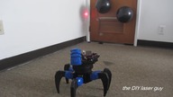 Robot z laserem